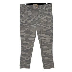 Democracy "Ab"Technology Camouflage Multi-pocket Pants Gray Size 10